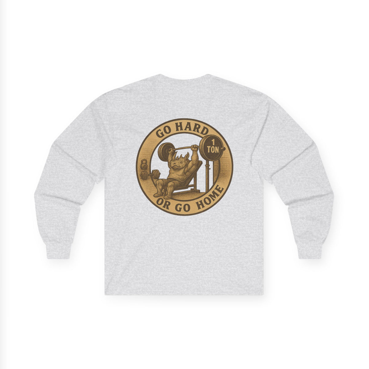 Weightlifting collection  Fitness Enthusiast Long Sleeve Tee - Go Hard or Go Home