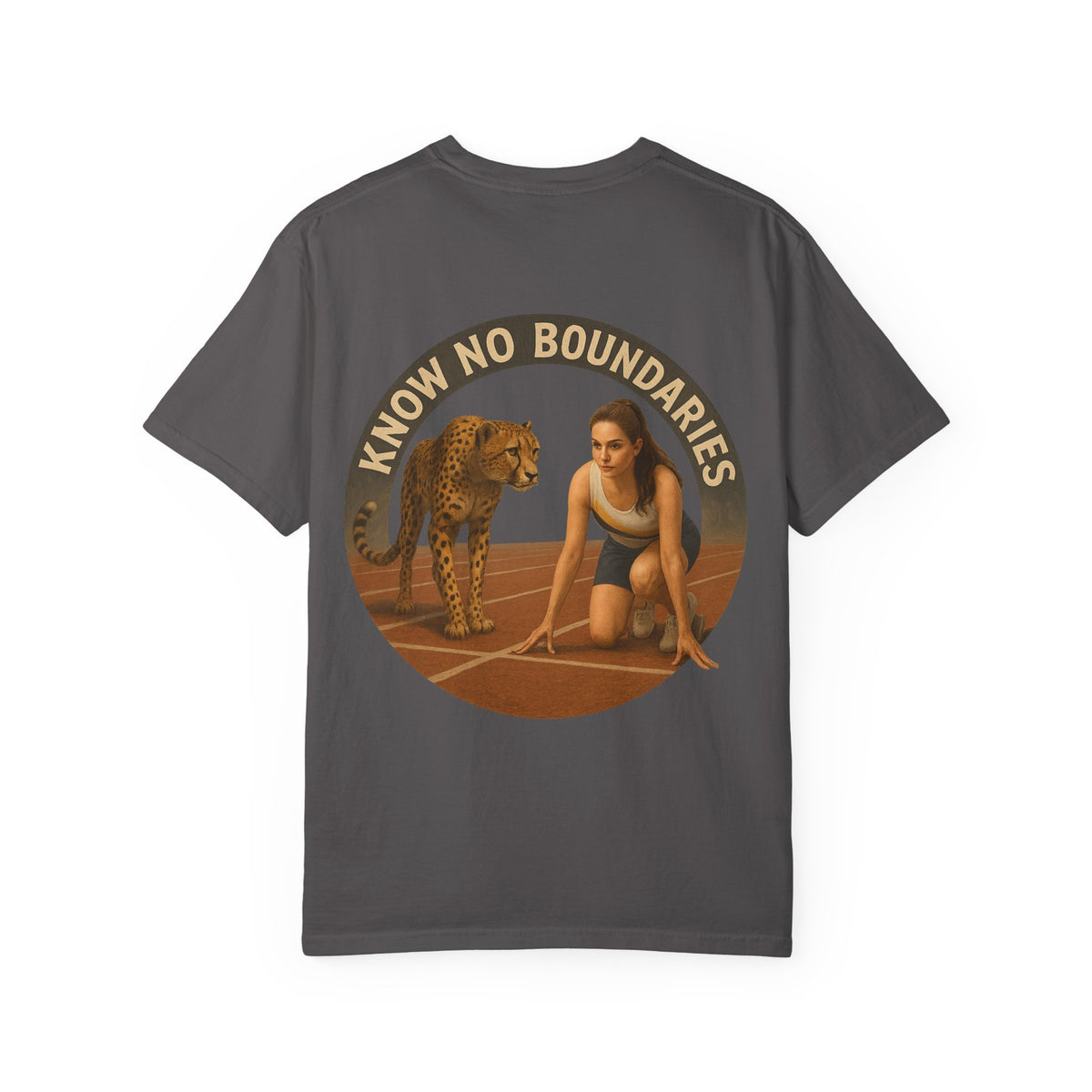 Unisex Garment-Dyed T-shirt - Family Year & Know No Boundaries Design