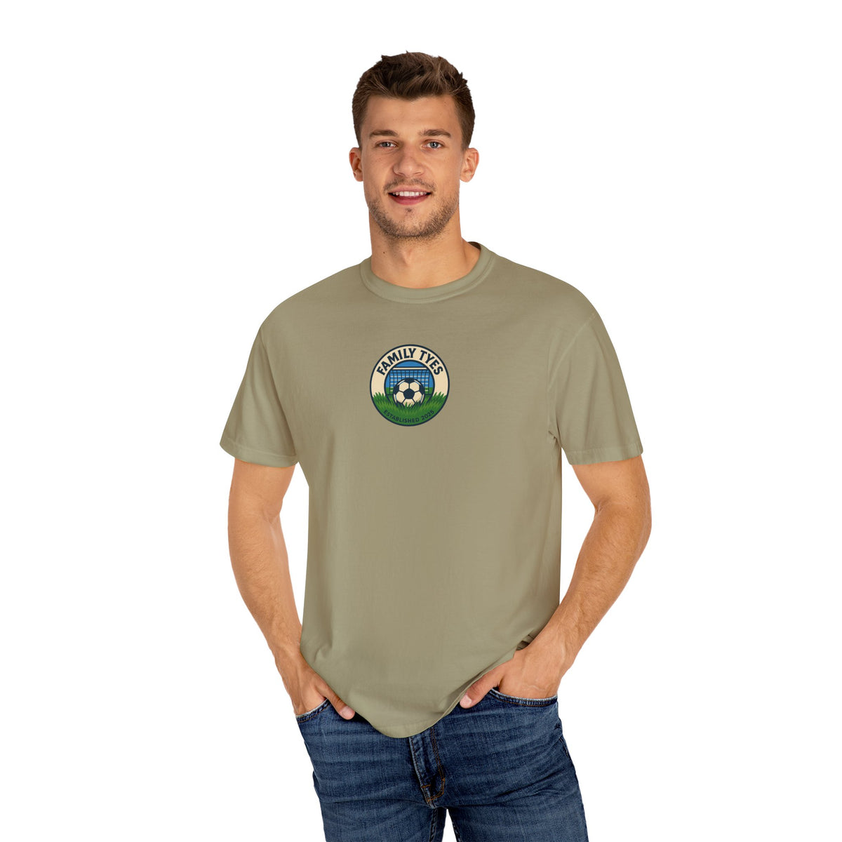 Soccer Unisex Garment-Dyed T-shirt