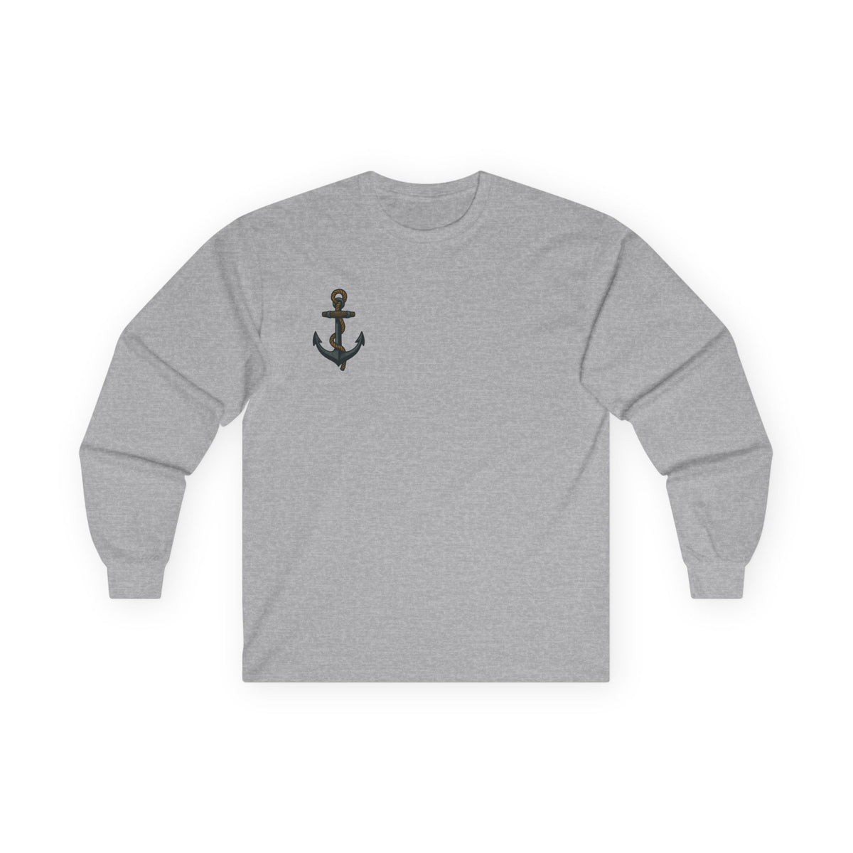 Anchor Nautical Family Long Sleeve Tee - Perfect for Boating, Fishing Trips, & Family Gatherings, Unisex Shirt, Casual Wear, Marine Themed Clothing