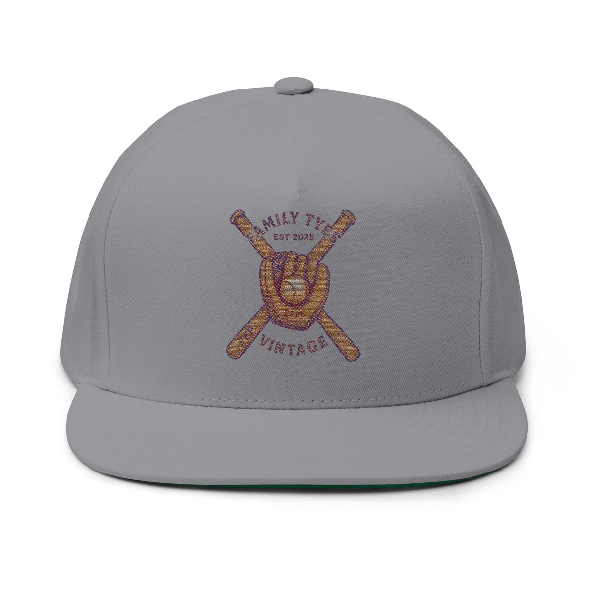 Flat Bill Cap (Embroidery)