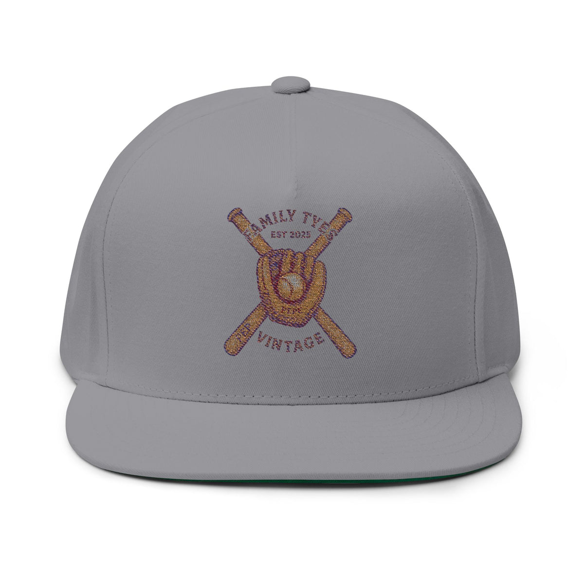 Flat Bill Cap (Embroidery)