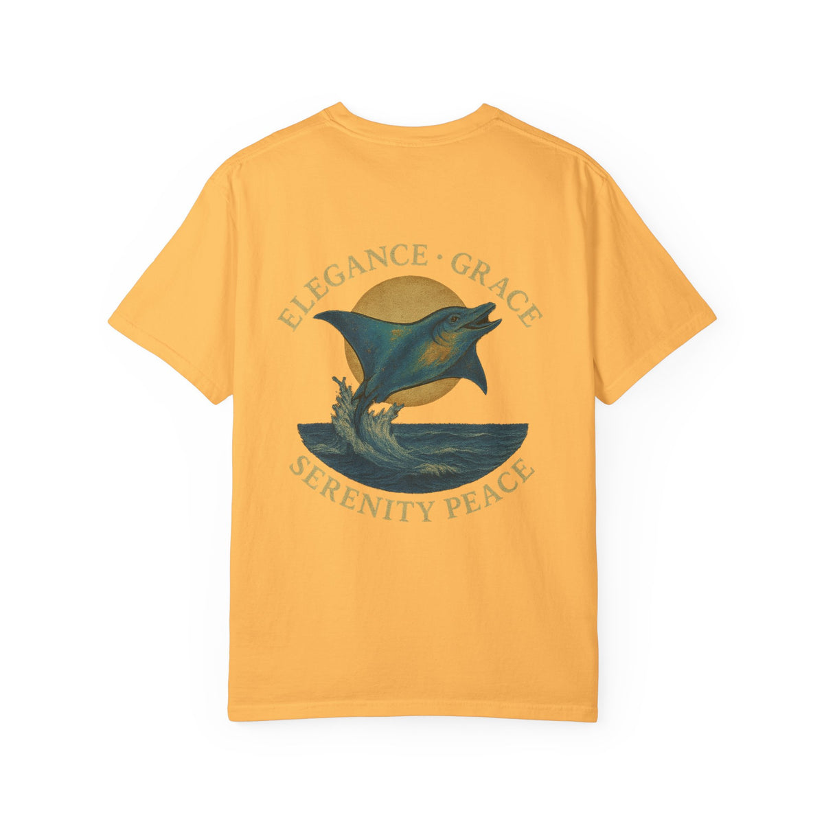 Copy of Unisex Garment-Dyed T-shirt | Family Tyes 2025 Dolphin Design