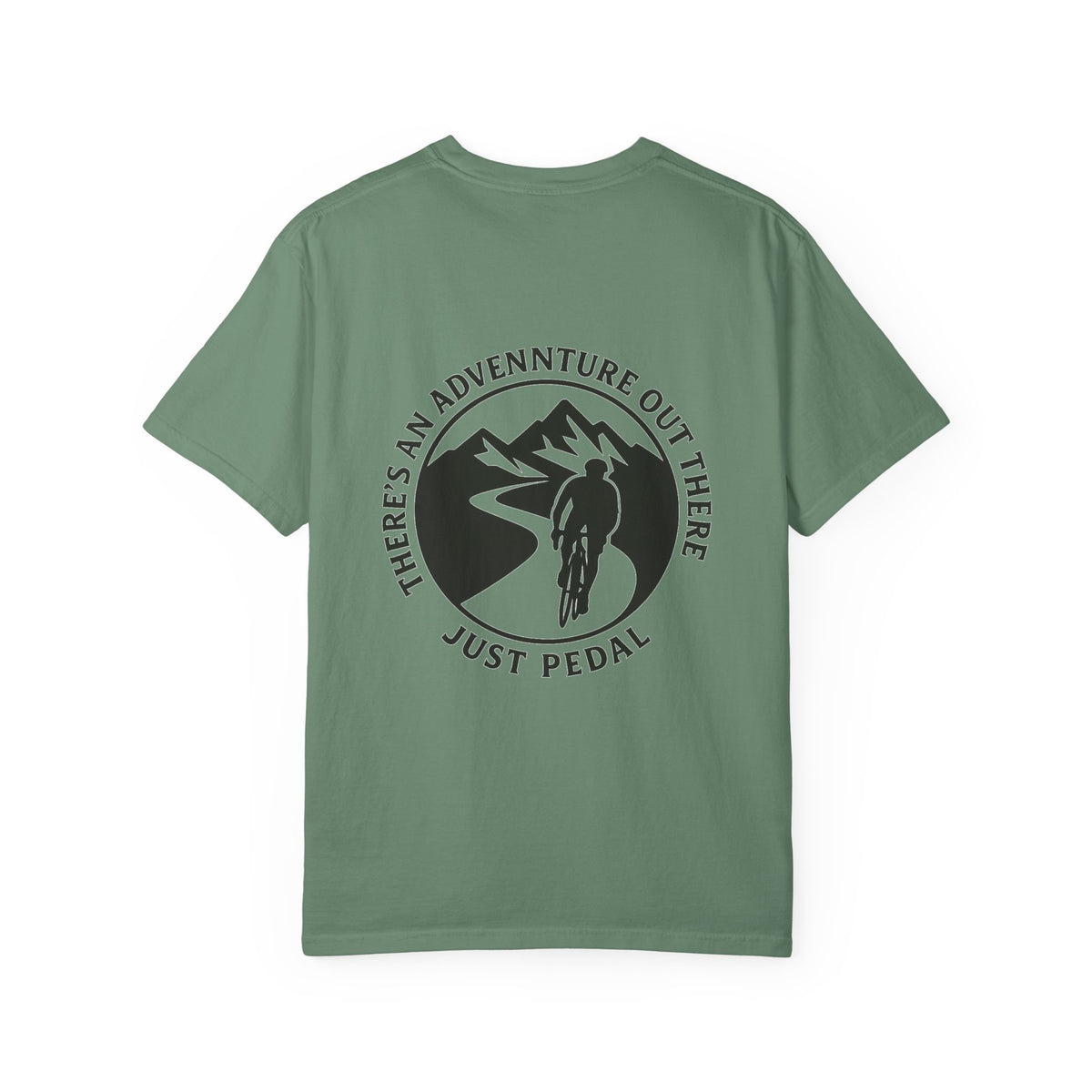 Adventure Cycling T-Shirt | Just Pedal Graphic Tee for Outdoor Enthusiasts