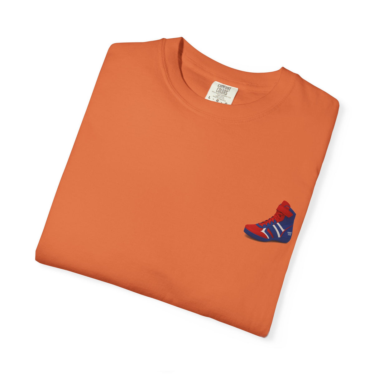 Wrestling Unisex Garment-Dyed T-shirt with Fun Typography