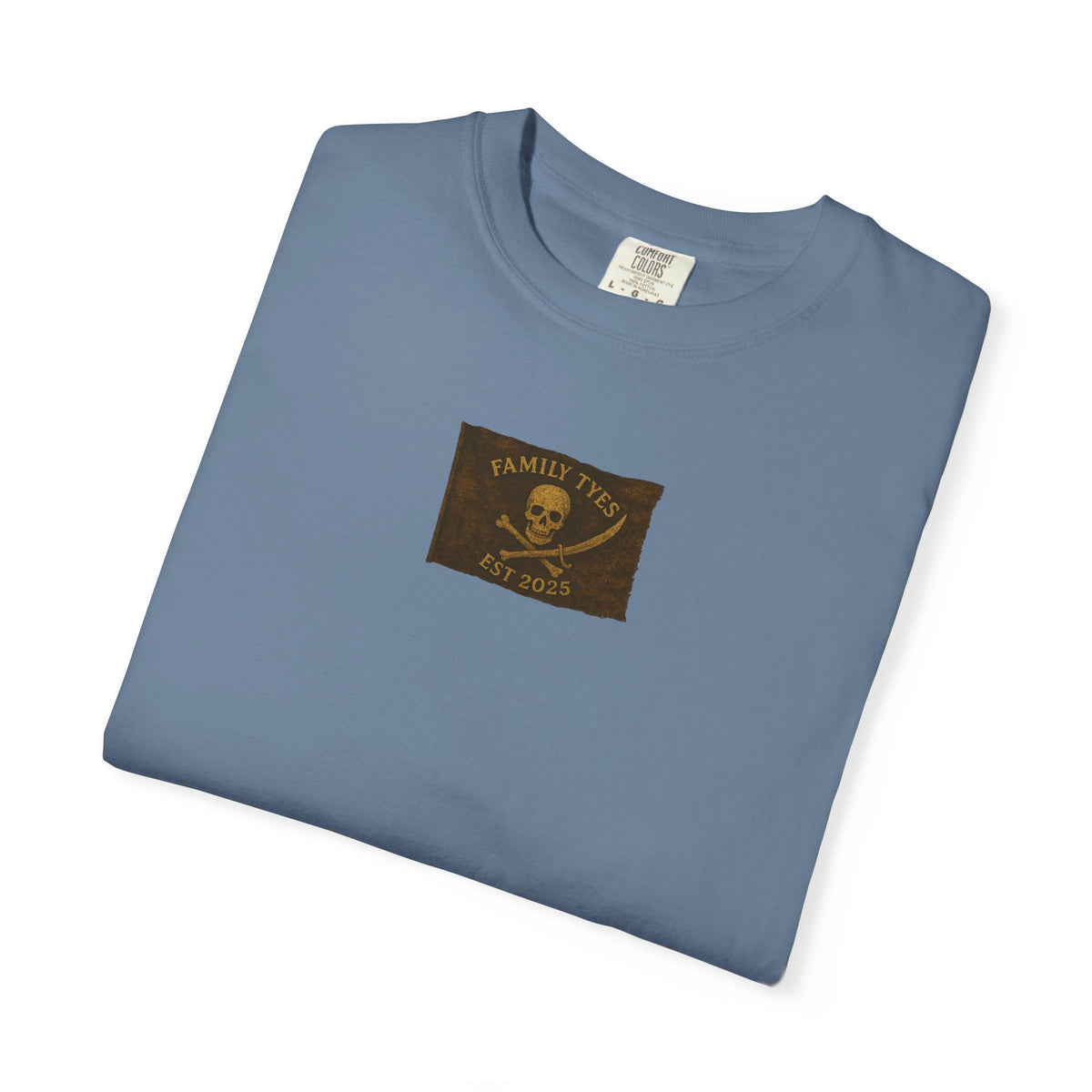Vintage Pirate T-Shirt, Unisex Garment-Dyed Tee, Retro Pirate Apparel, Pirate Lover Gift, Halloween Costume Top