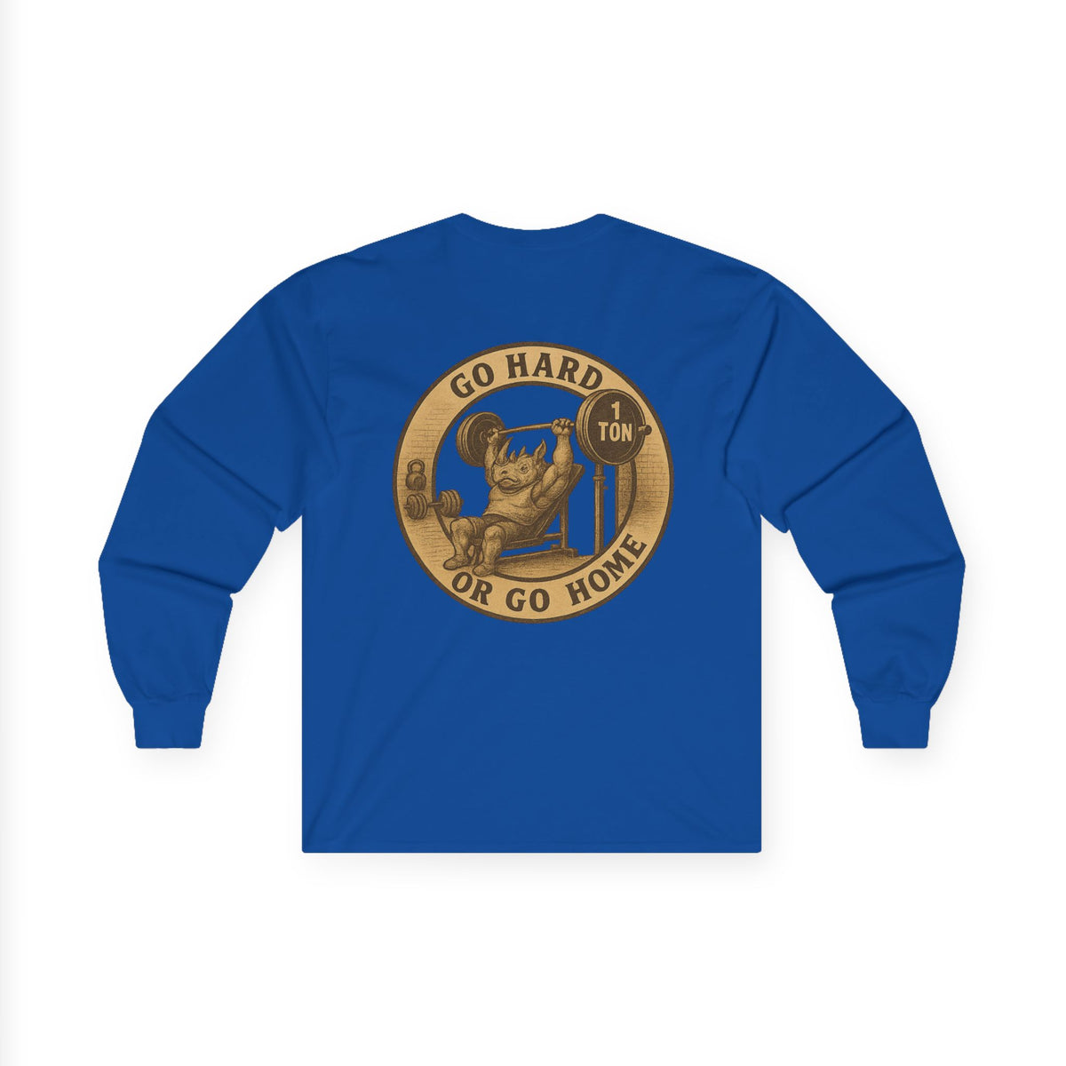 Fitness Enthusiast Long Sleeve Tee - Go Hard or Go Home