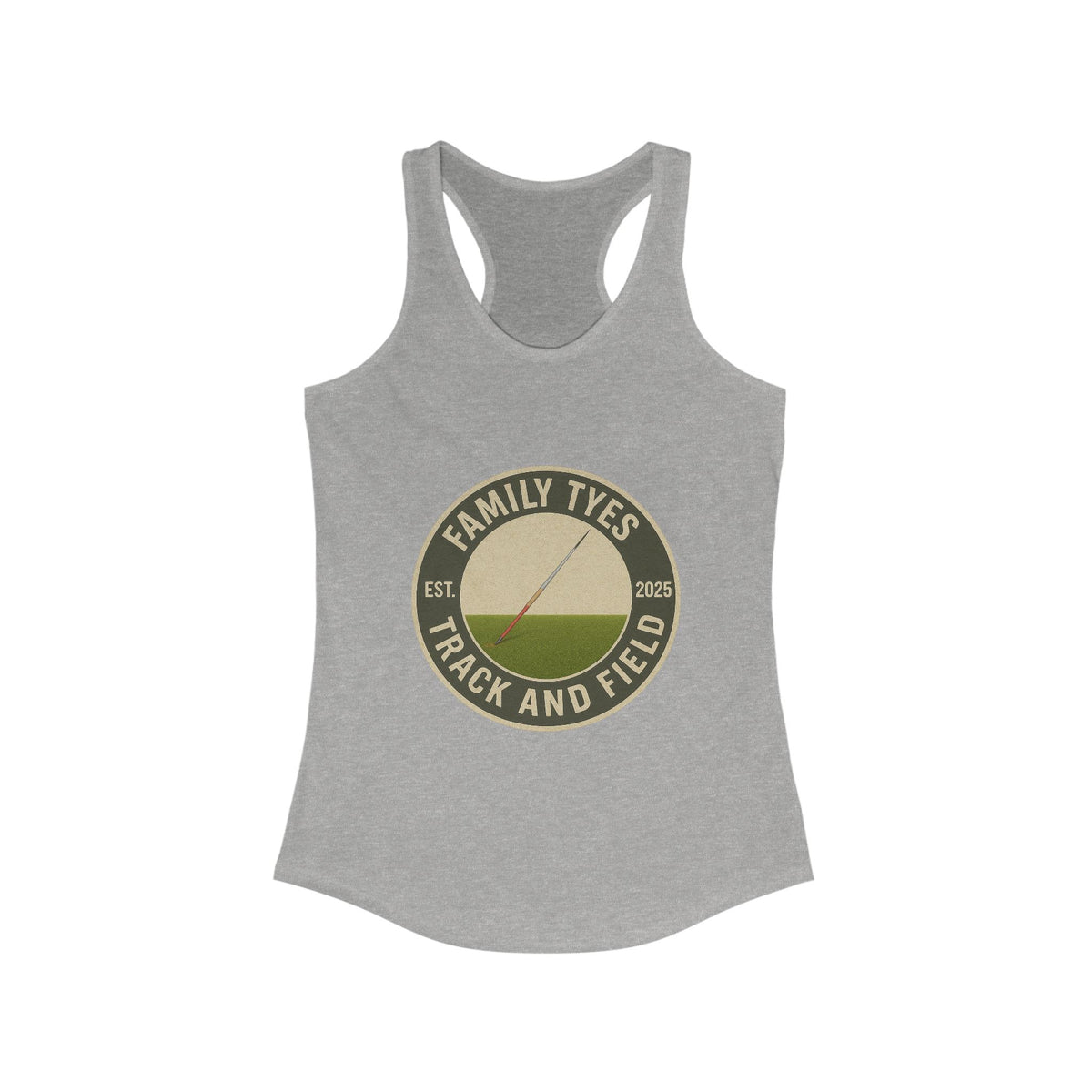 Javelin Track and Field Racerback Tank for Women - Family Tyes - EST 2025