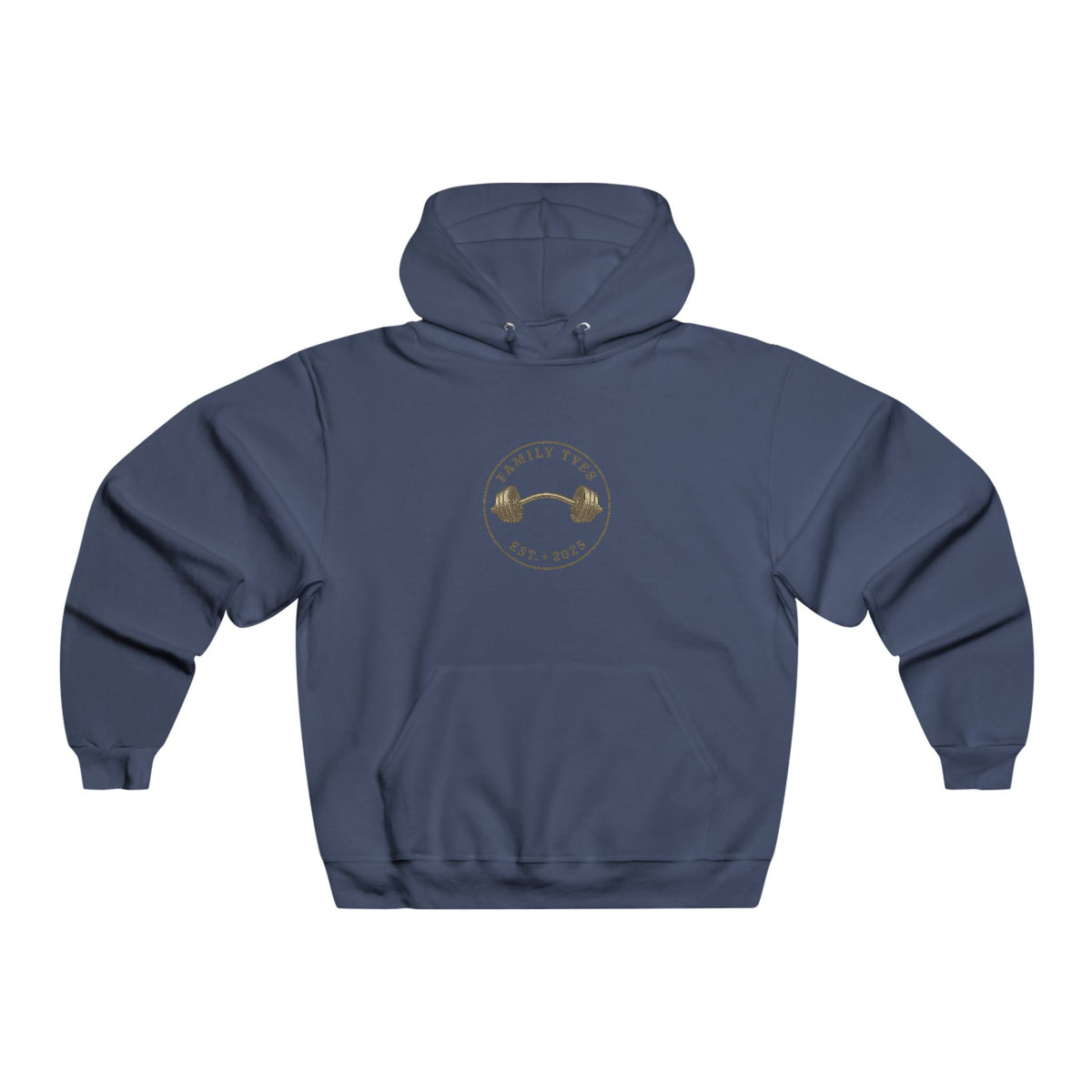 Men's Gym Sweatshirt - Family Tree & Go Hard or Go Home Design
