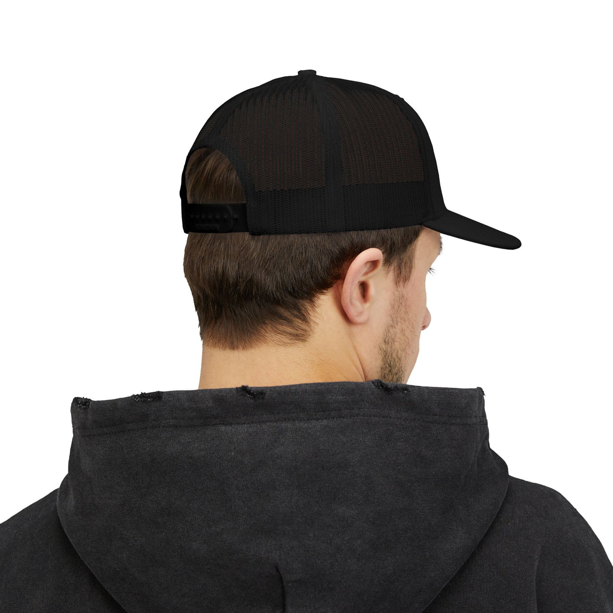 Embroidered Shark Snapback Trucker Cap | Family Vibes, Casual Beachwear, Outdoor Adventures, Gift for Men, Unique Embroidery