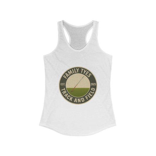 Javelin Track and Field Racerback Tank for Women - Family Tyes  - EST 2025
