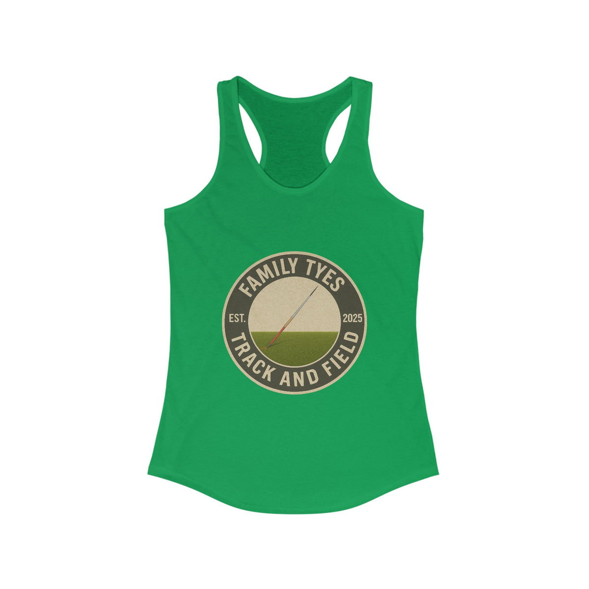 Javelin Track and Field Racerback Tank for Women - Family Tyes - EST 2025