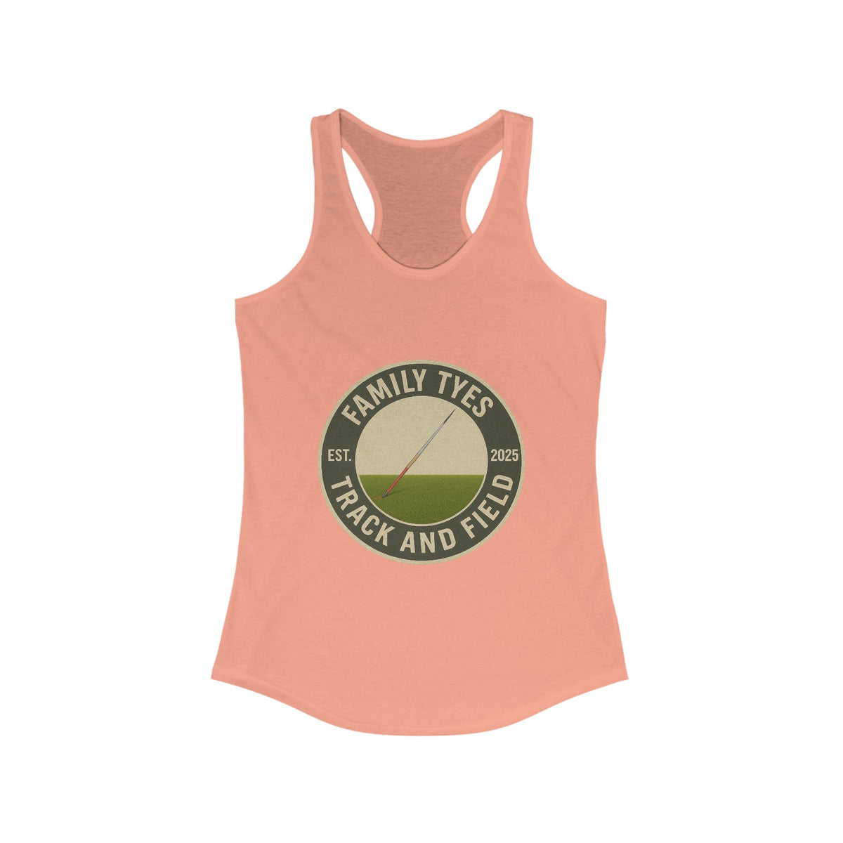 Javelin Track and Field Racerback Tank for Women - Family Tyes - EST 2025