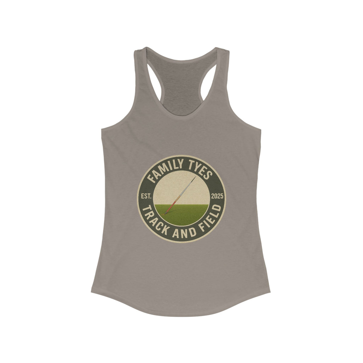 Javelin Track and Field Racerback Tank for Women - Family Tyes  - EST 2025