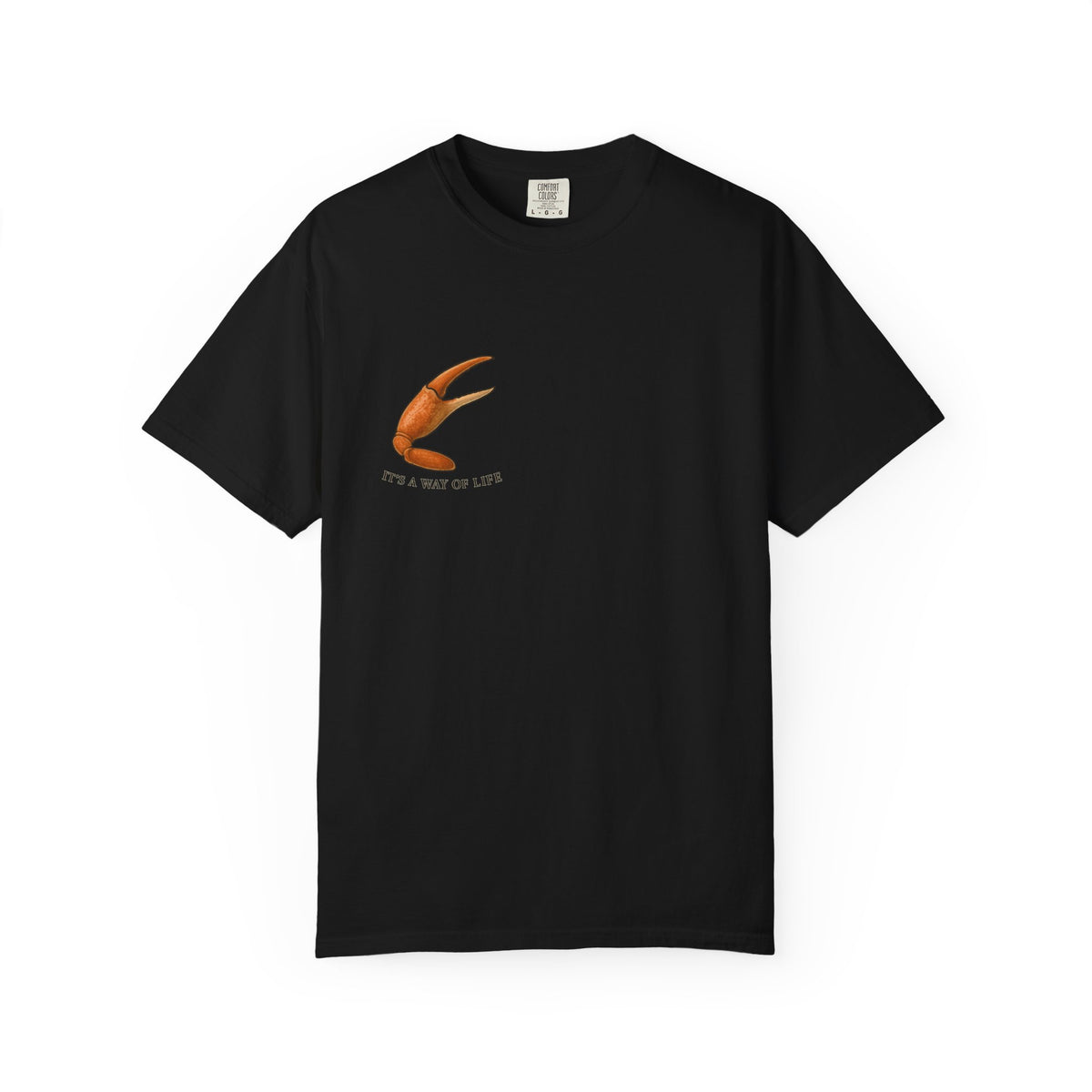 Family Tyes Crab Graphic T-Shirt - Unisex Garment-Dyed Tee