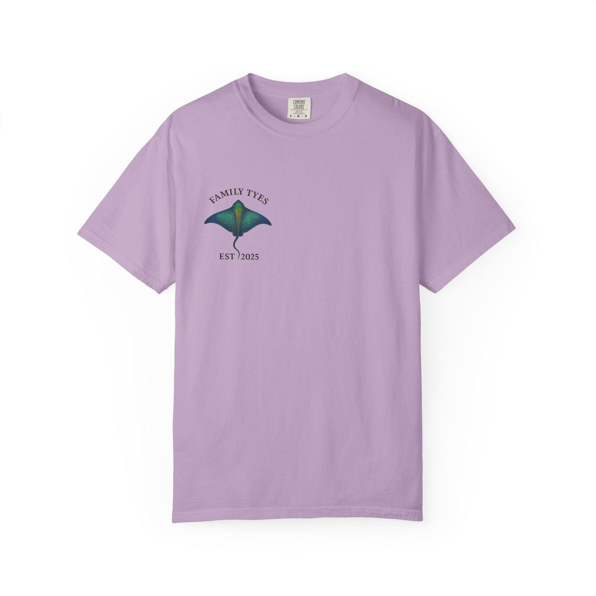 Copy of Unisex Garment-Dyed T-shirt | Family Tyes 2025 Dolphin Design