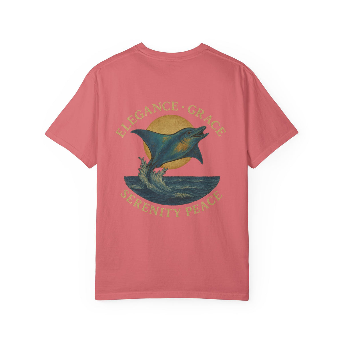 Copy of Unisex Garment-Dyed T-shirt | Family Tyes 2025 Dolphin Design