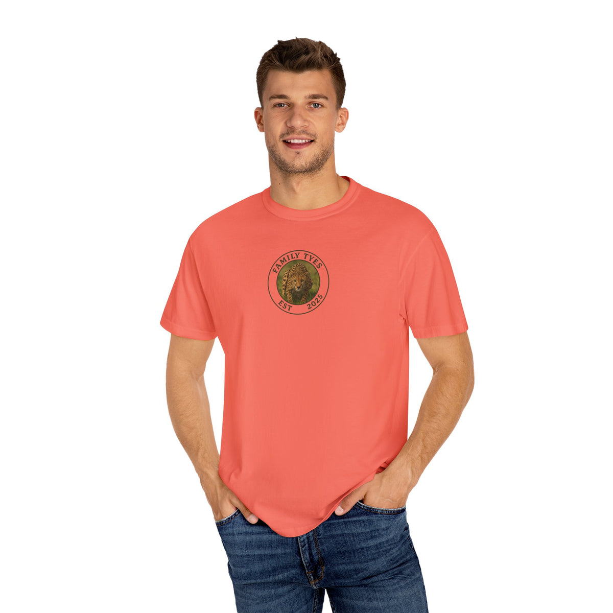 Unisex Garment-Dyed T-shirt - Family Year & Know No Boundaries Design