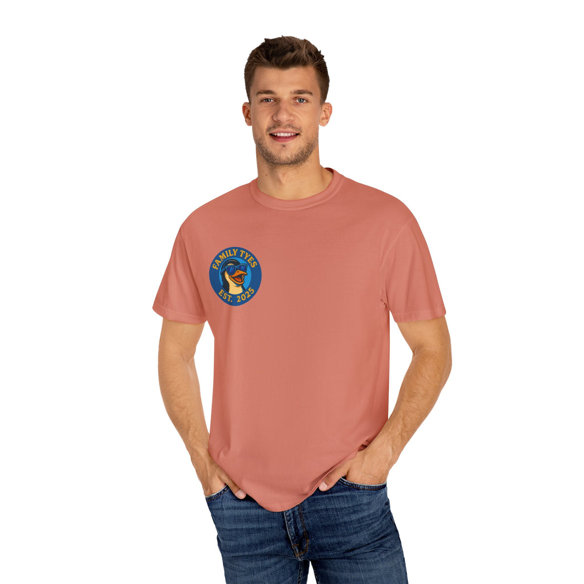 Penguin chill Unisex Garment-Dyed T-shirt