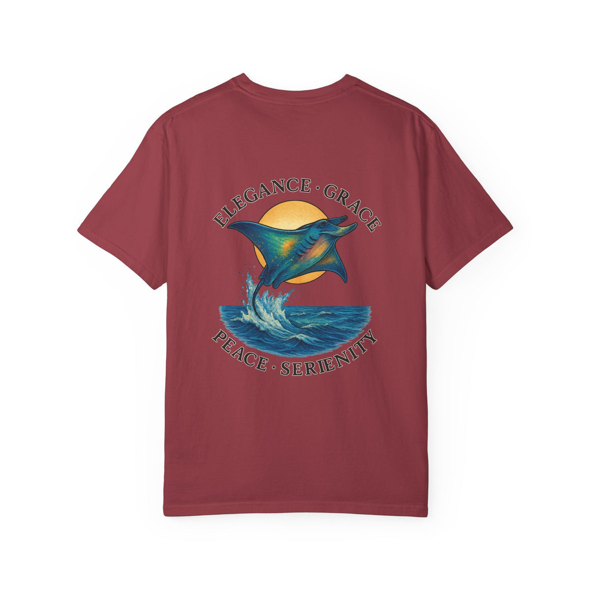 Ocean collection unisex’s Garment-Dyed T-shirt | Family Tyes 2025 Dolphin Design