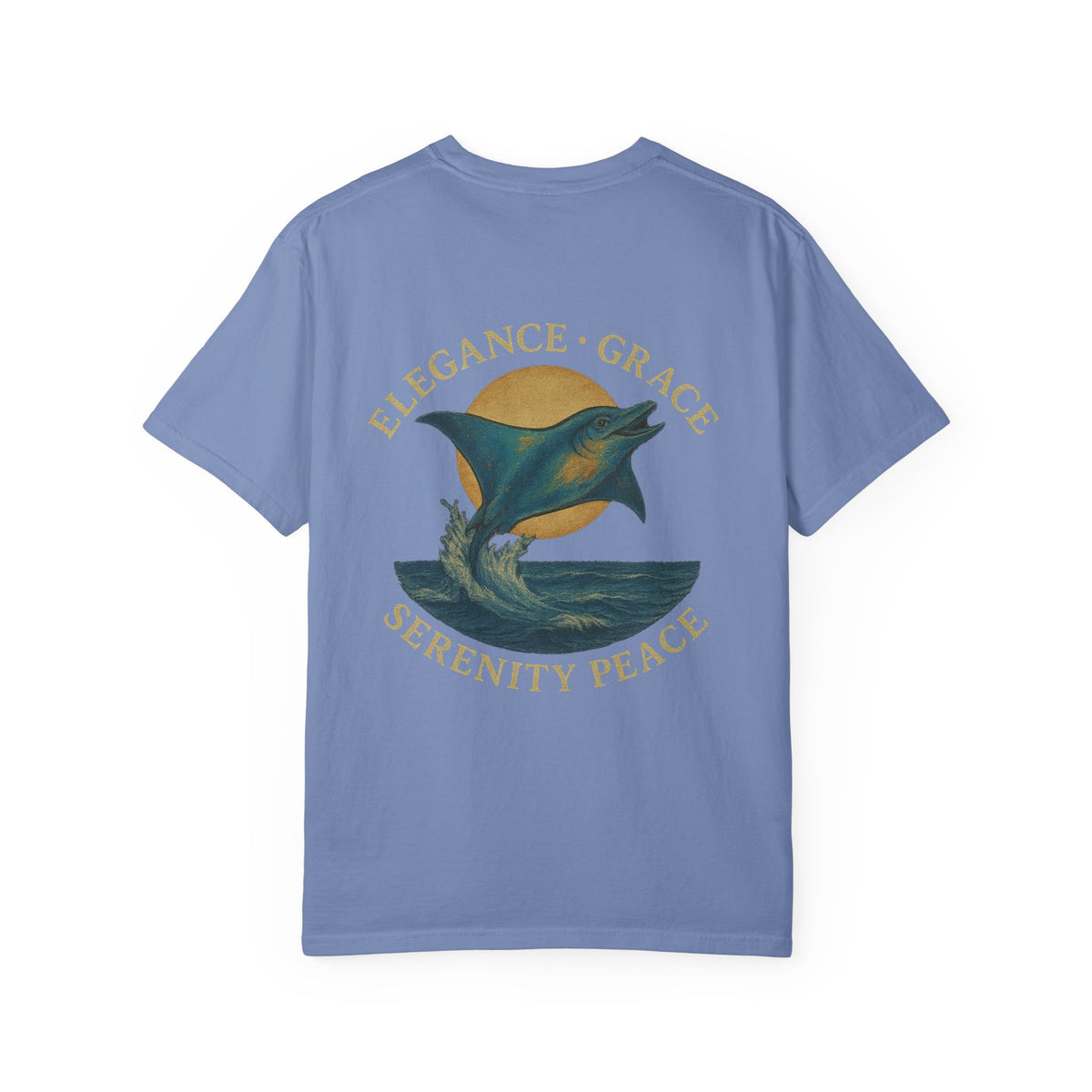 Copy of Unisex Garment-Dyed T-shirt | Family Tyes 2025 Dolphin Design