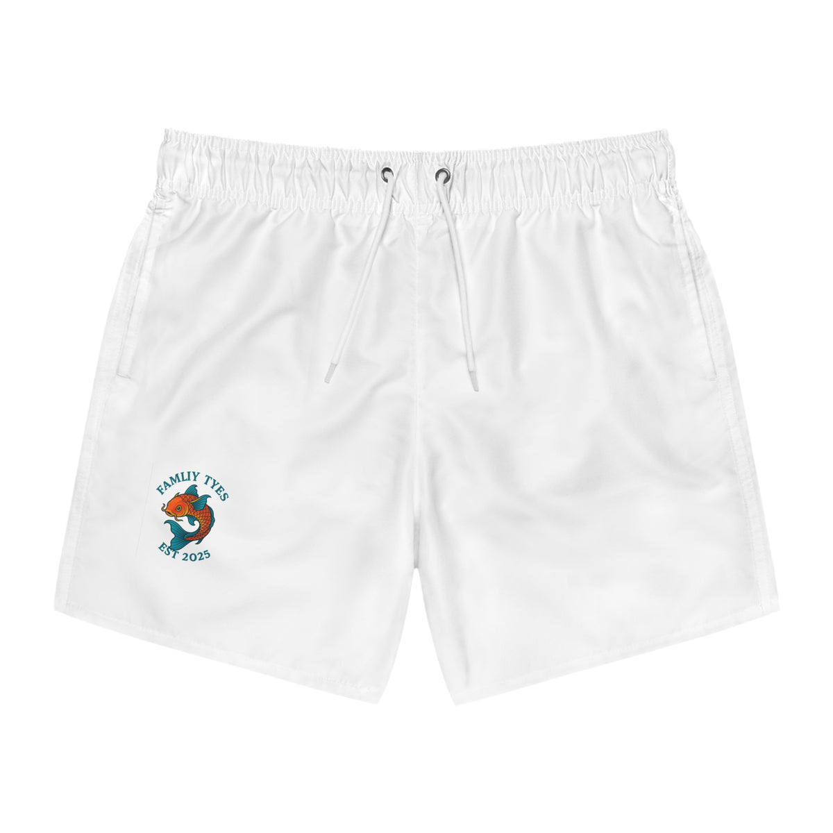 Koi Family Ties Custom Swim Trunks - EST 2025
