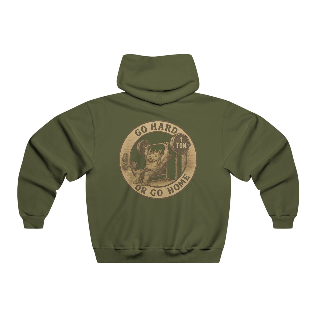 Strength and Family Sweatshirt - 'Go Hard or Go Home'