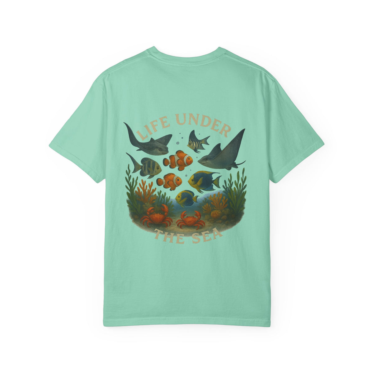 Ocean-Themed Unisex T-Shirt - 'Life Under the Sea' Graphic Design for Family Fun
