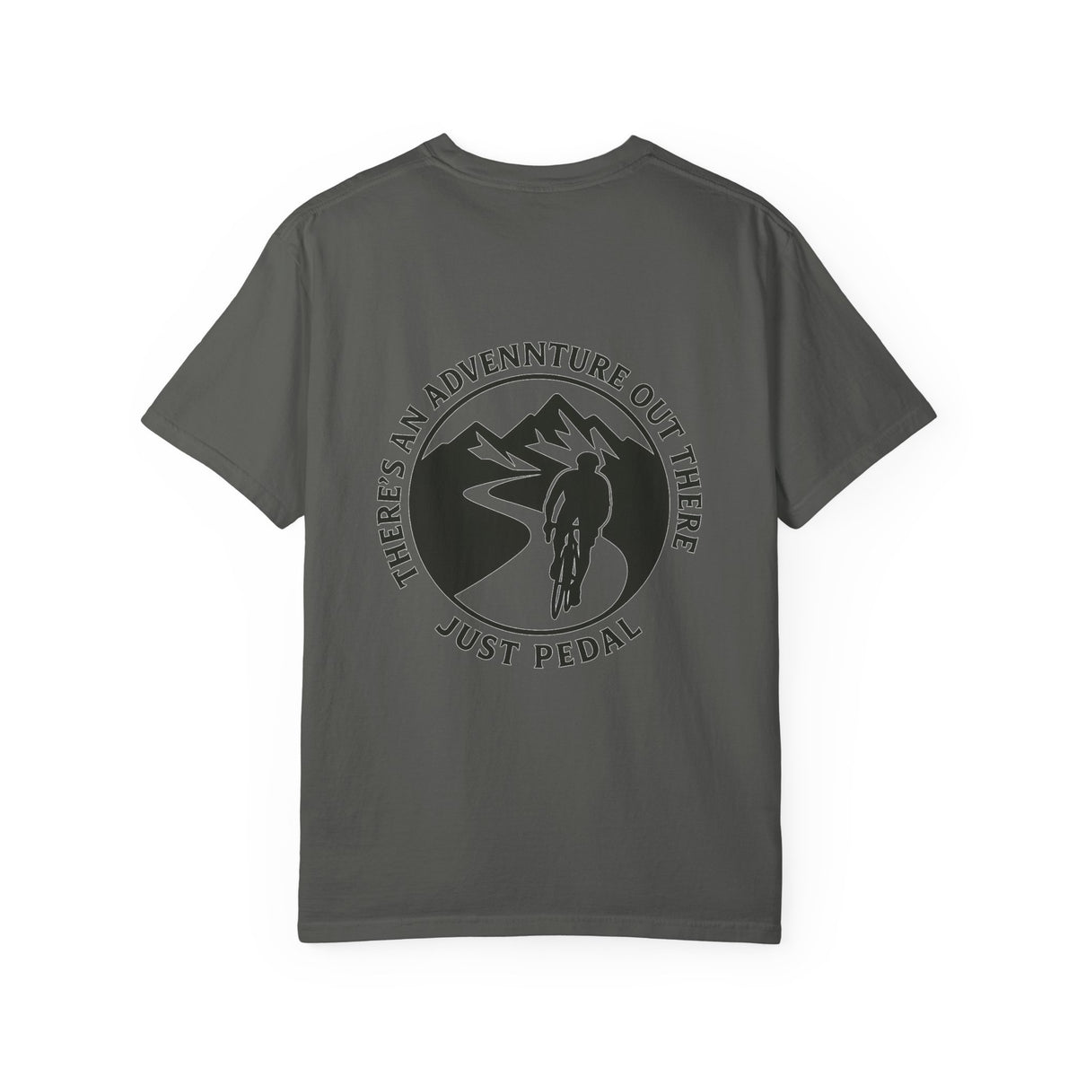 Adventure Cycling T-Shirt | Just Pedal Graphic Tee for Outdoor Enthusiasts