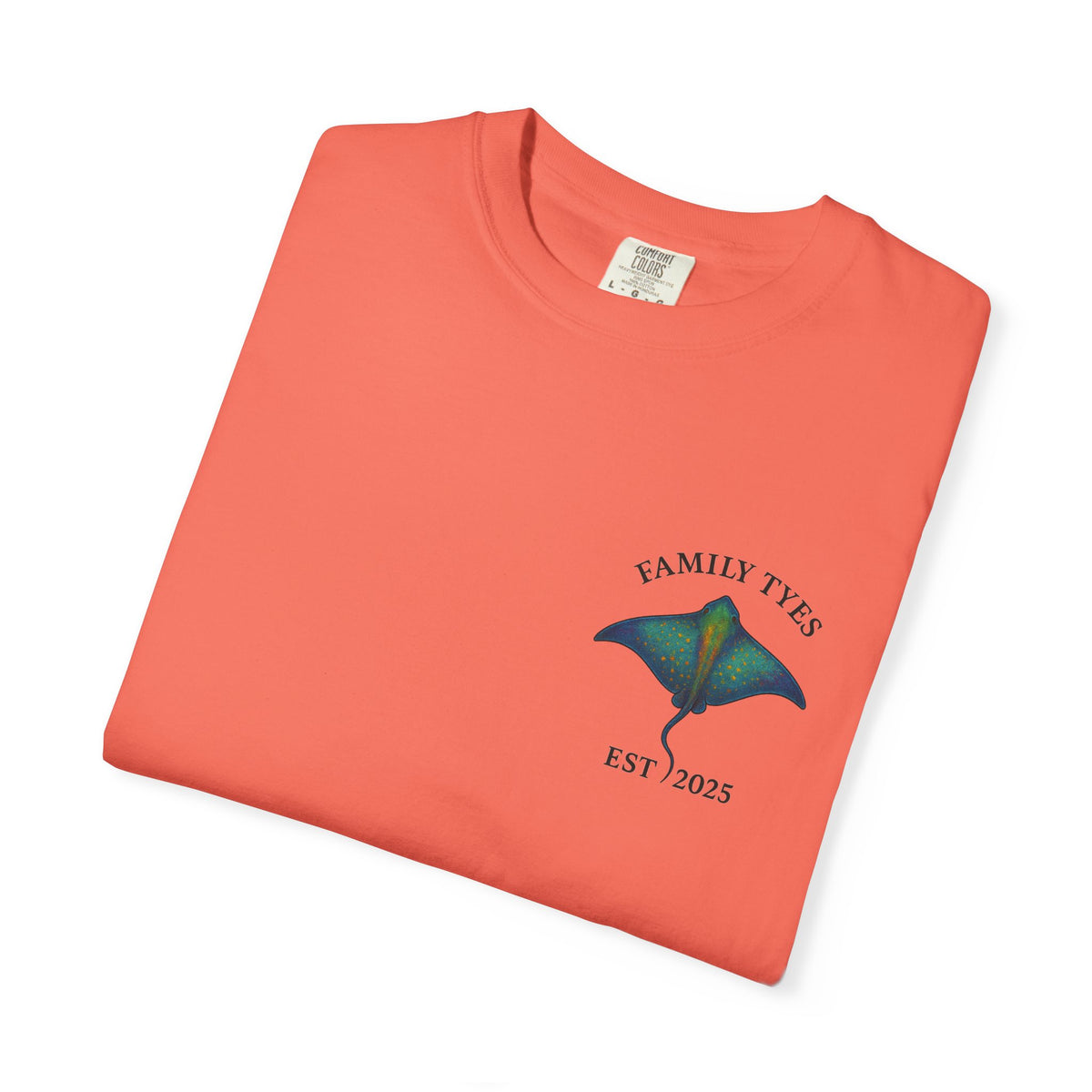 Ocean collection unisex’s Garment-Dyed T-shirt | Family Tyes 2025 Dolphin Design