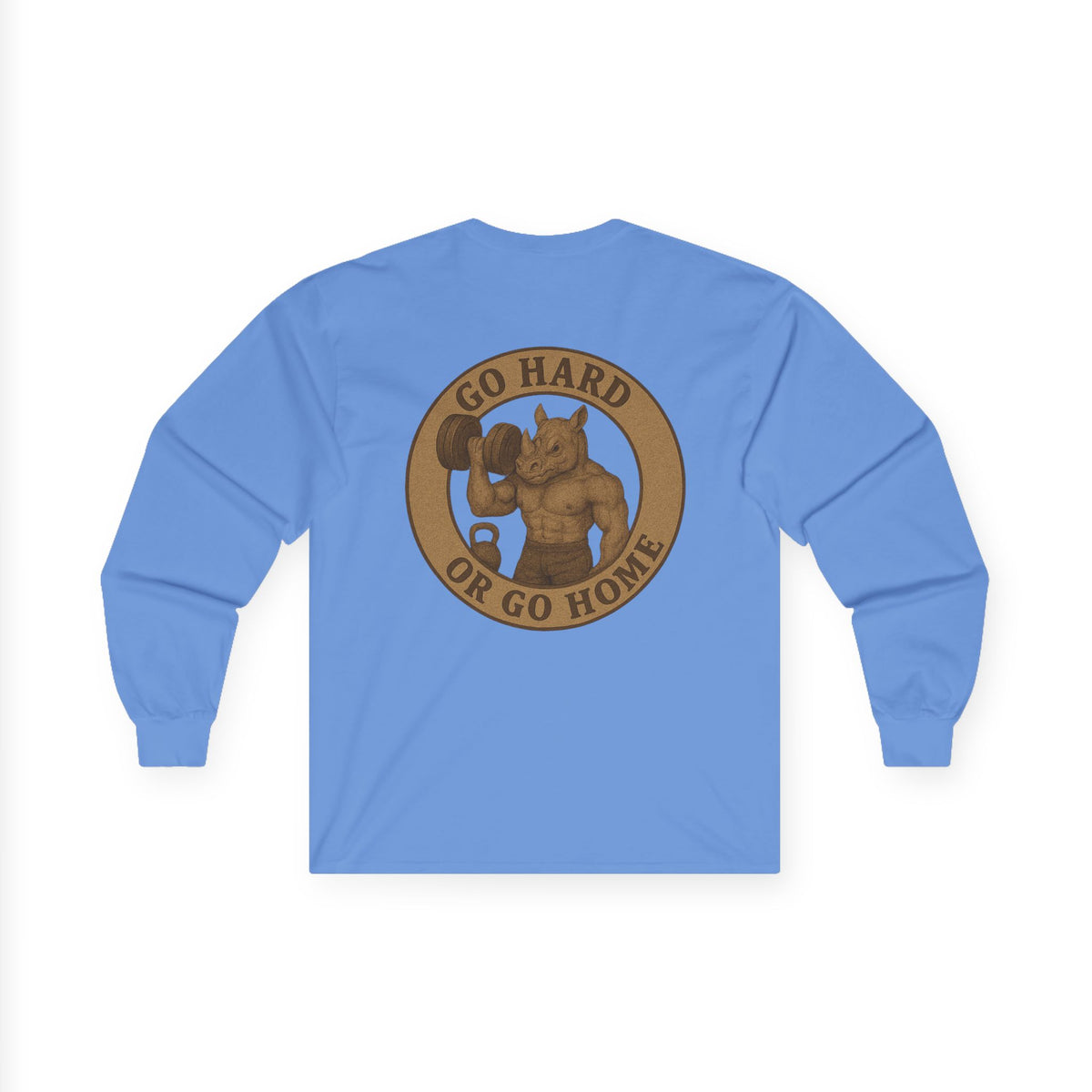 Strength & Motivation Long Sleeve Tee, Gym Shirt, Workout Apparel, Fitness Gift, Go Hard or Go Home Clothing