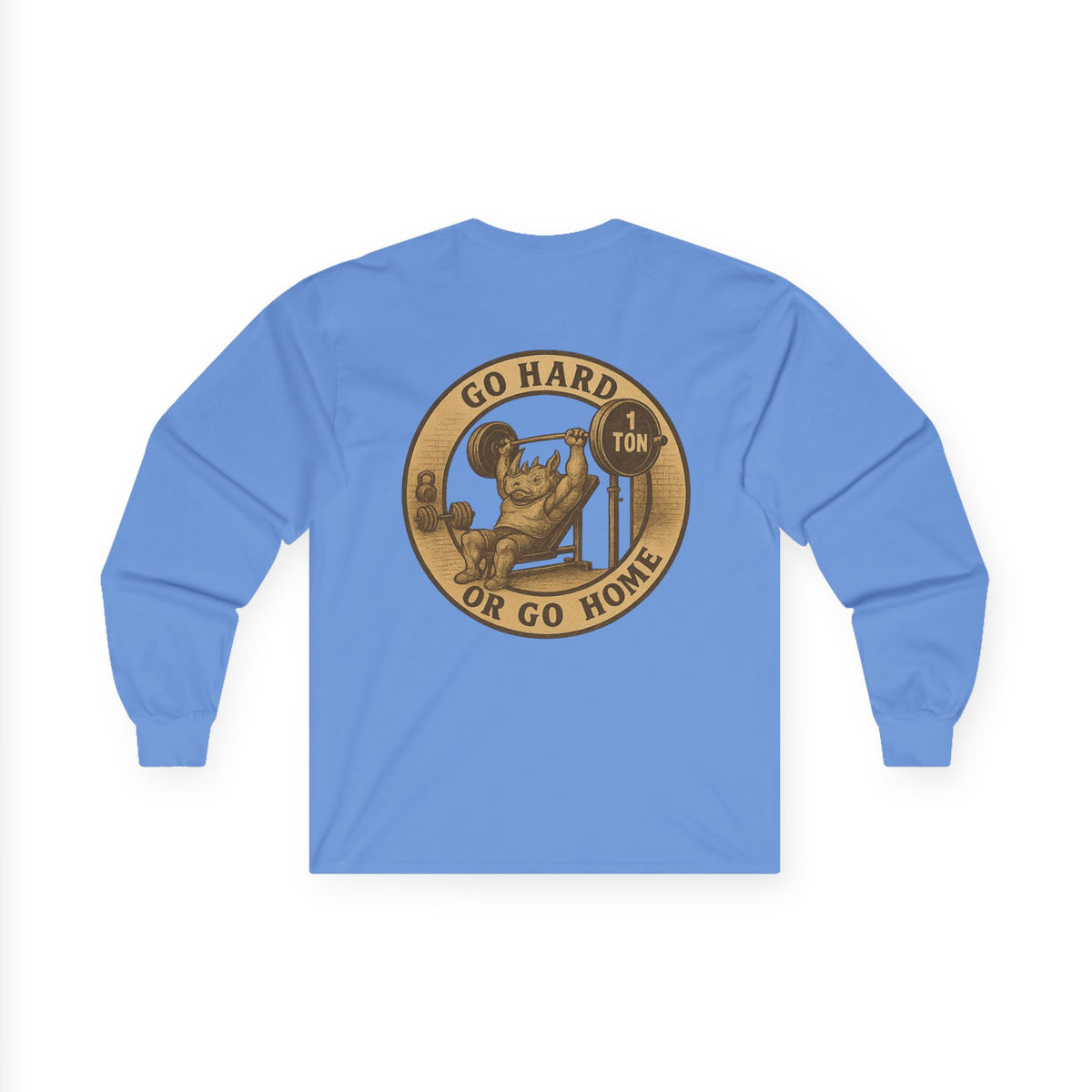 Fitness Enthusiast Long Sleeve Tee - Go Hard or Go Home
