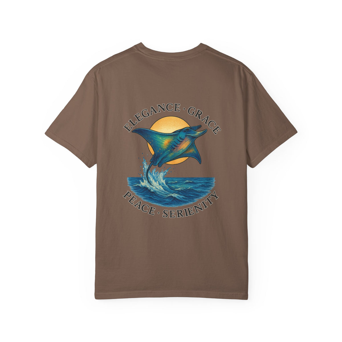 Ocean collection unisex’s Garment-Dyed T-shirt | Family Tyes 2025 Dolphin Design