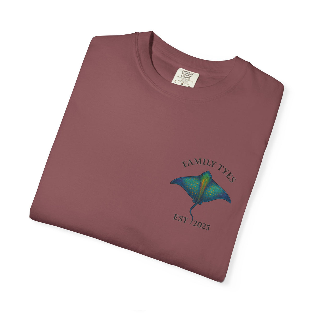 Ocean collection unisex’s Garment-Dyed T-shirt | Family Tyes 2025 Dolphin Design