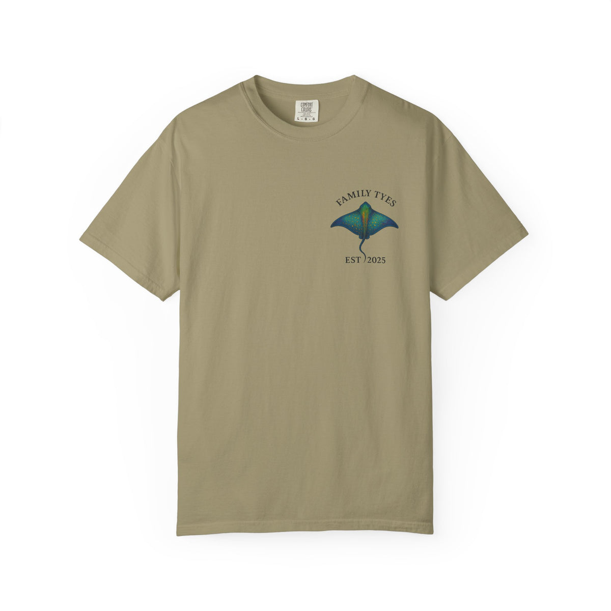 Ocean collection unisex’s Garment-Dyed T-shirt | Family Tyes 2025 Dolphin Design