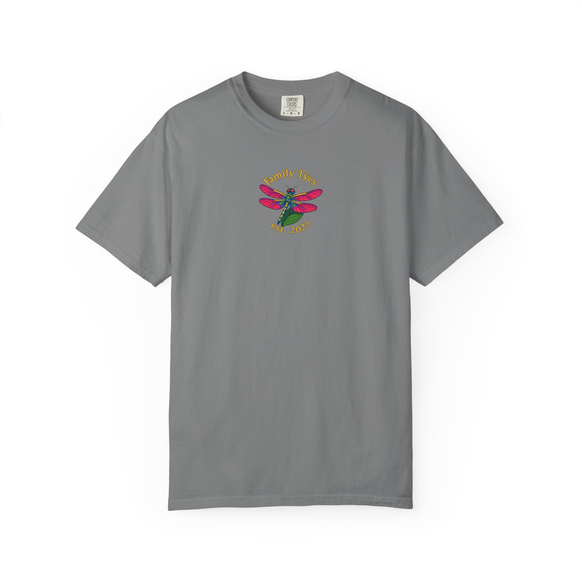 Family Type Dragonfly Unisex Garment-Dyed T-Shirt - Inspired by Change, Agility & Hope