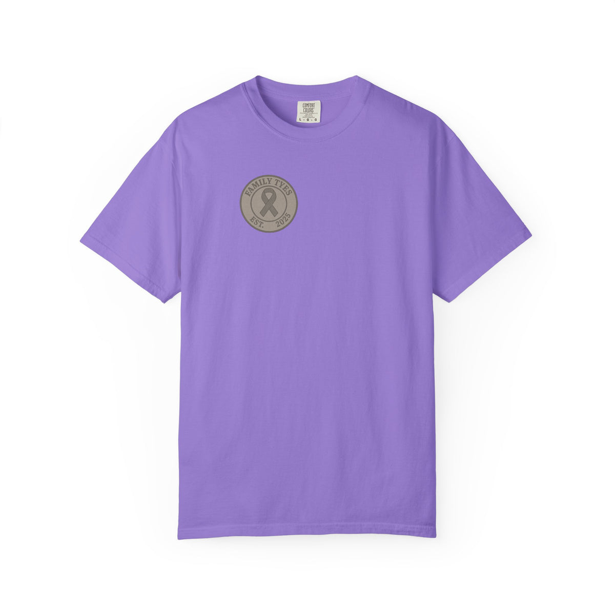 Unisex Garment-Dyed T-Shirt - Brain Tumor Awareness Tee - Family Tyes Support Shirt