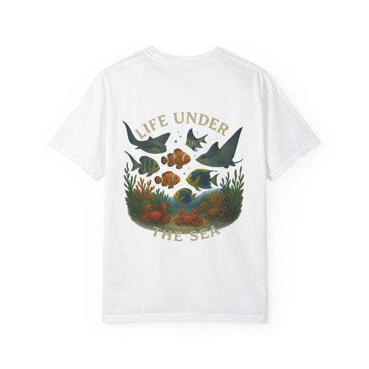Ocean-Themed Unisex T-Shirt - 'Life Under the Sea' Graphic Design for Family Fun