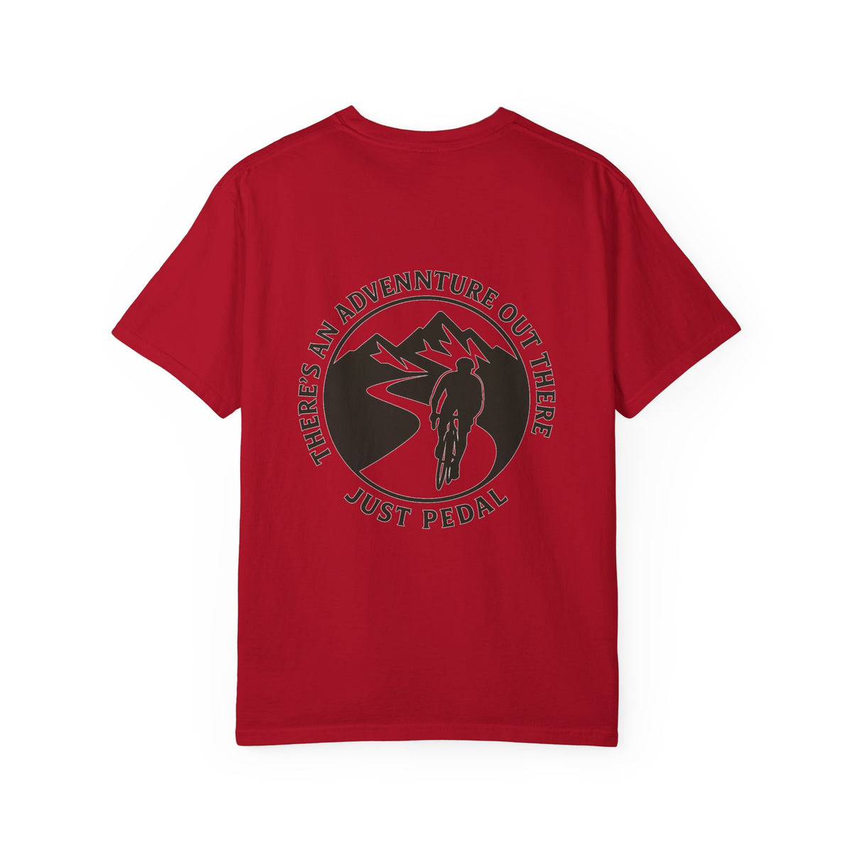 Adventure Cycling T-Shirt | Just Pedal Graphic Tee for Outdoor Enthusiasts