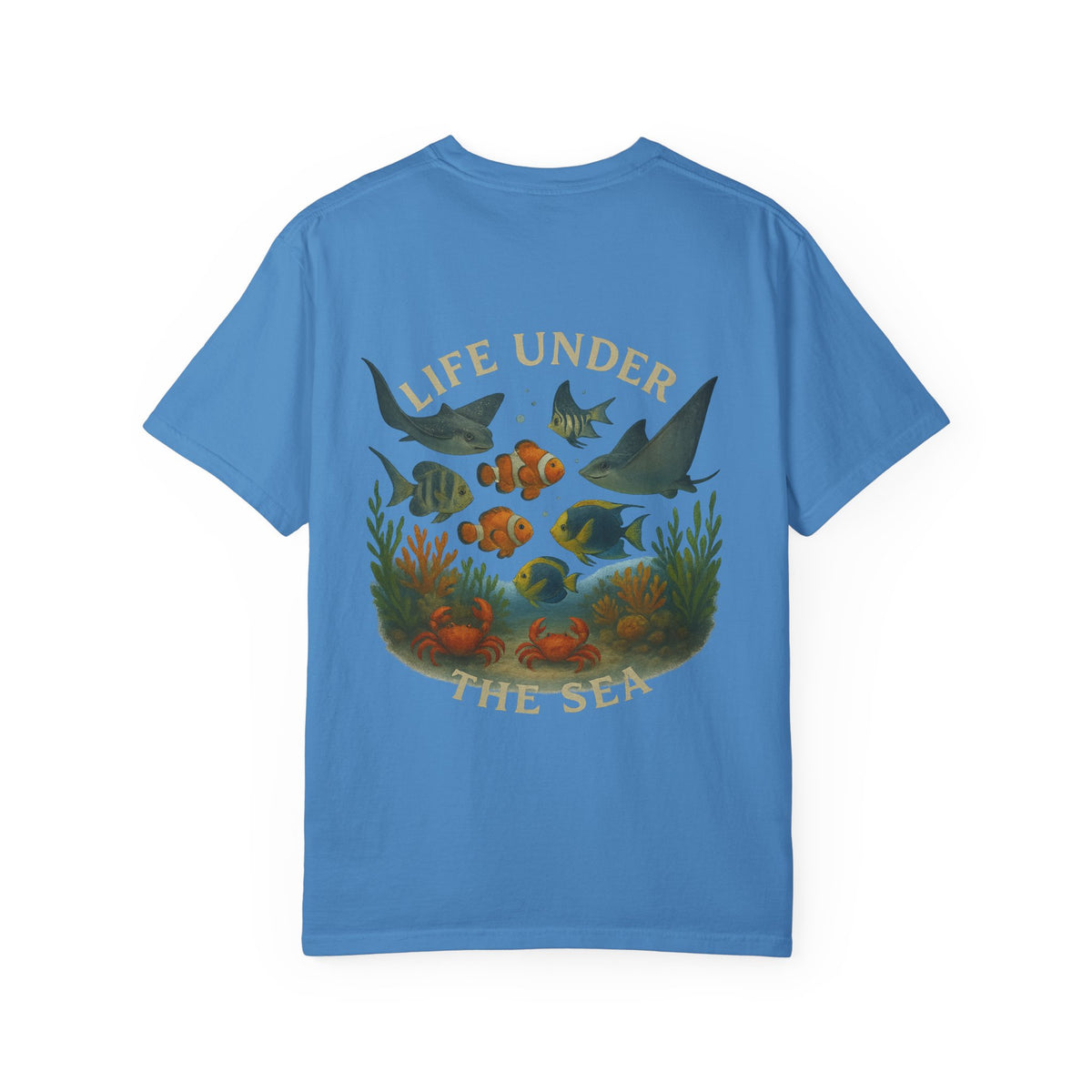Ocean-Themed Unisex T-Shirt - 'Life Under the Sea' Graphic Design for Family Fun