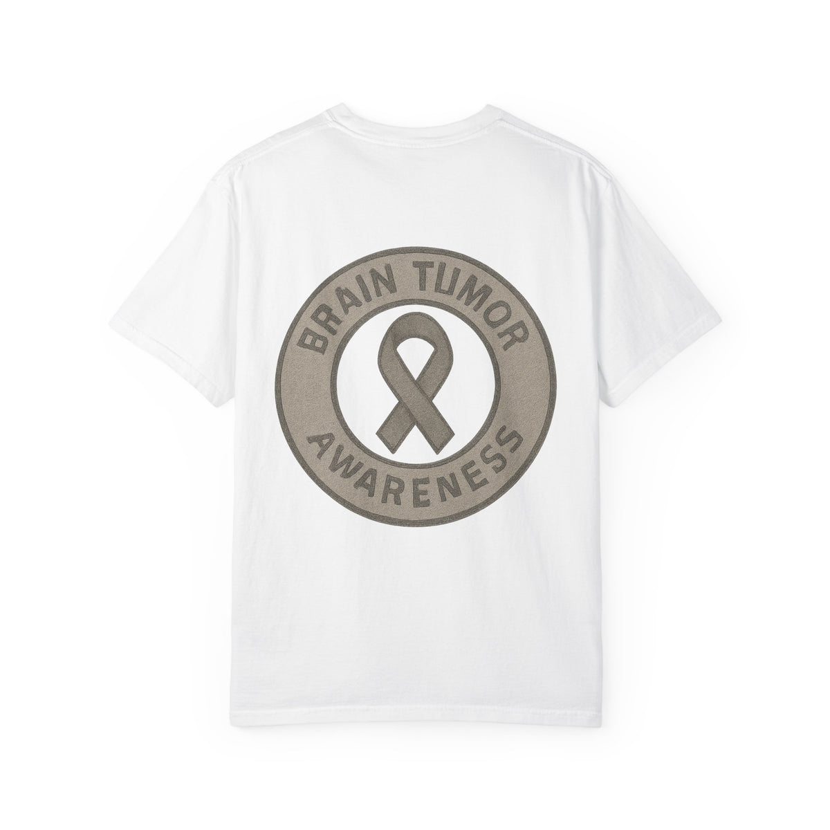 Unisex Garment-Dyed T-Shirt - Brain Tumor Awareness Tee - Family Tyes Support Shirt