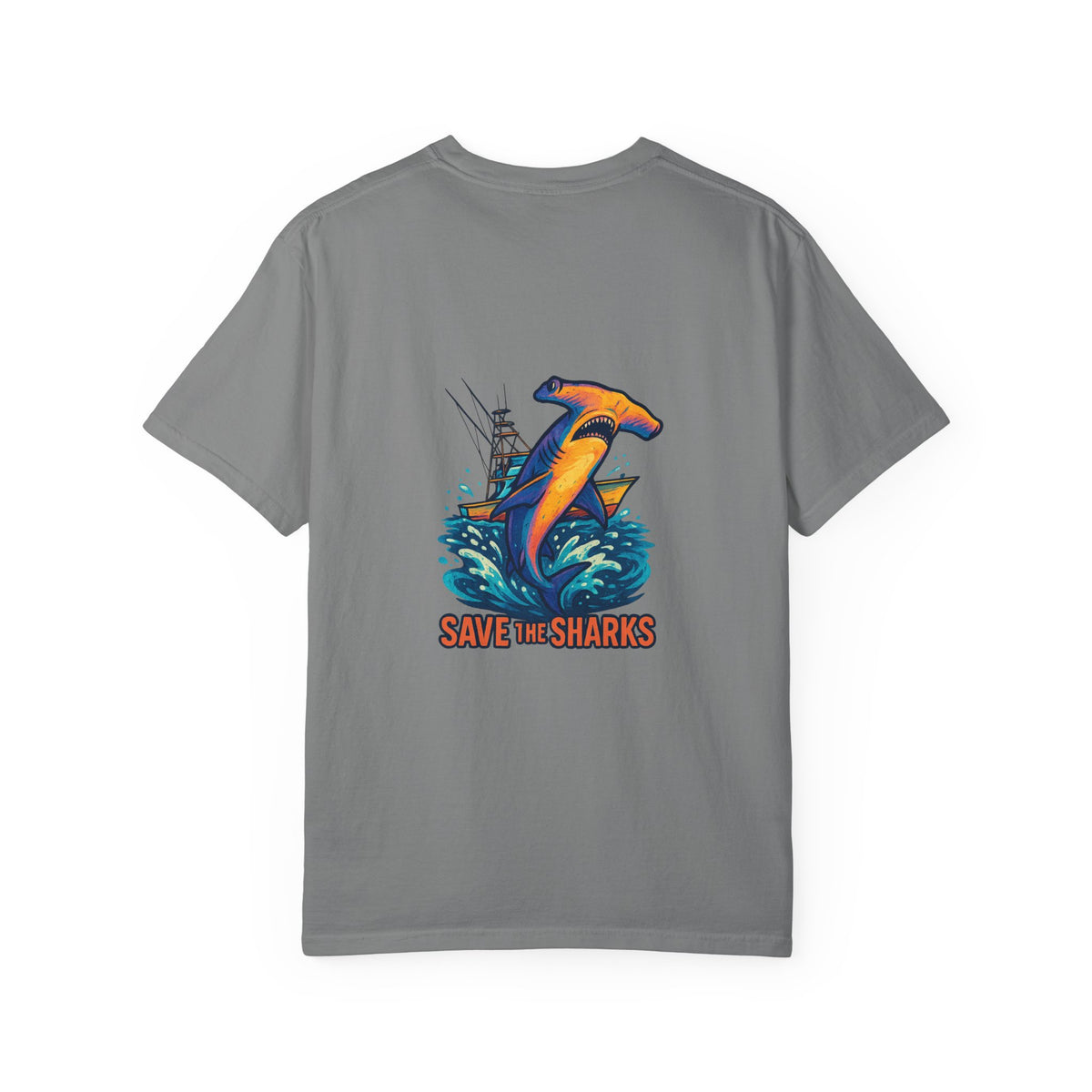Eco-Friendly Unisex T-Shirt, Save the Sharks Tee, Casual Wear, Beach Lover Gift, Ocean Conservation Apparel