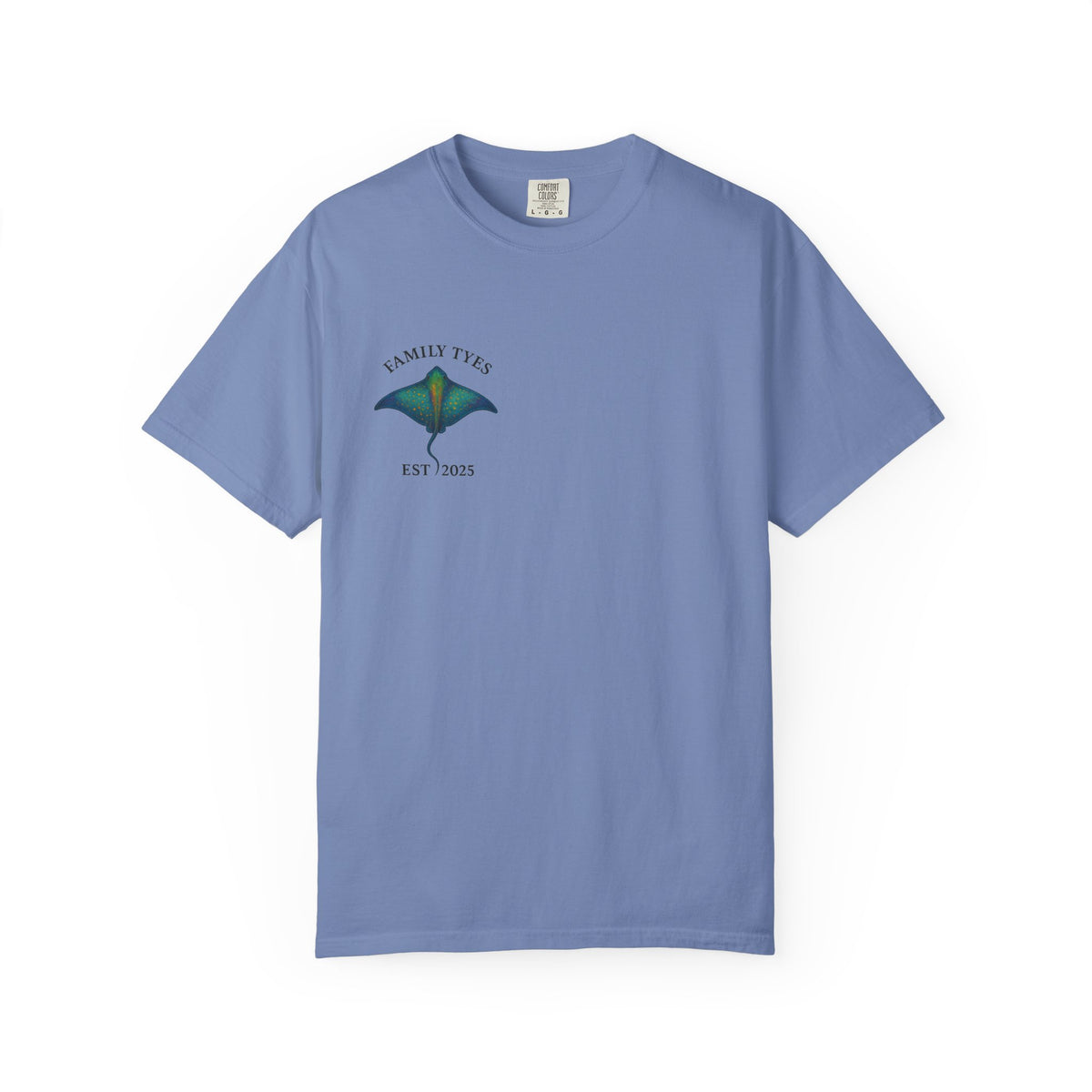 Copy of Unisex Garment-Dyed T-shirt | Family Tyes 2025 Dolphin Design