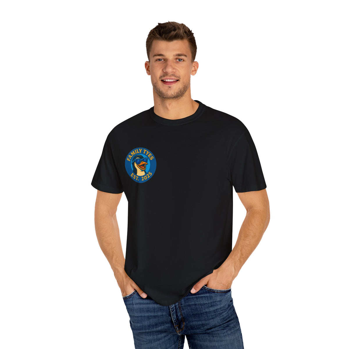 Penguin chill Unisex Garment-Dyed T-shirt