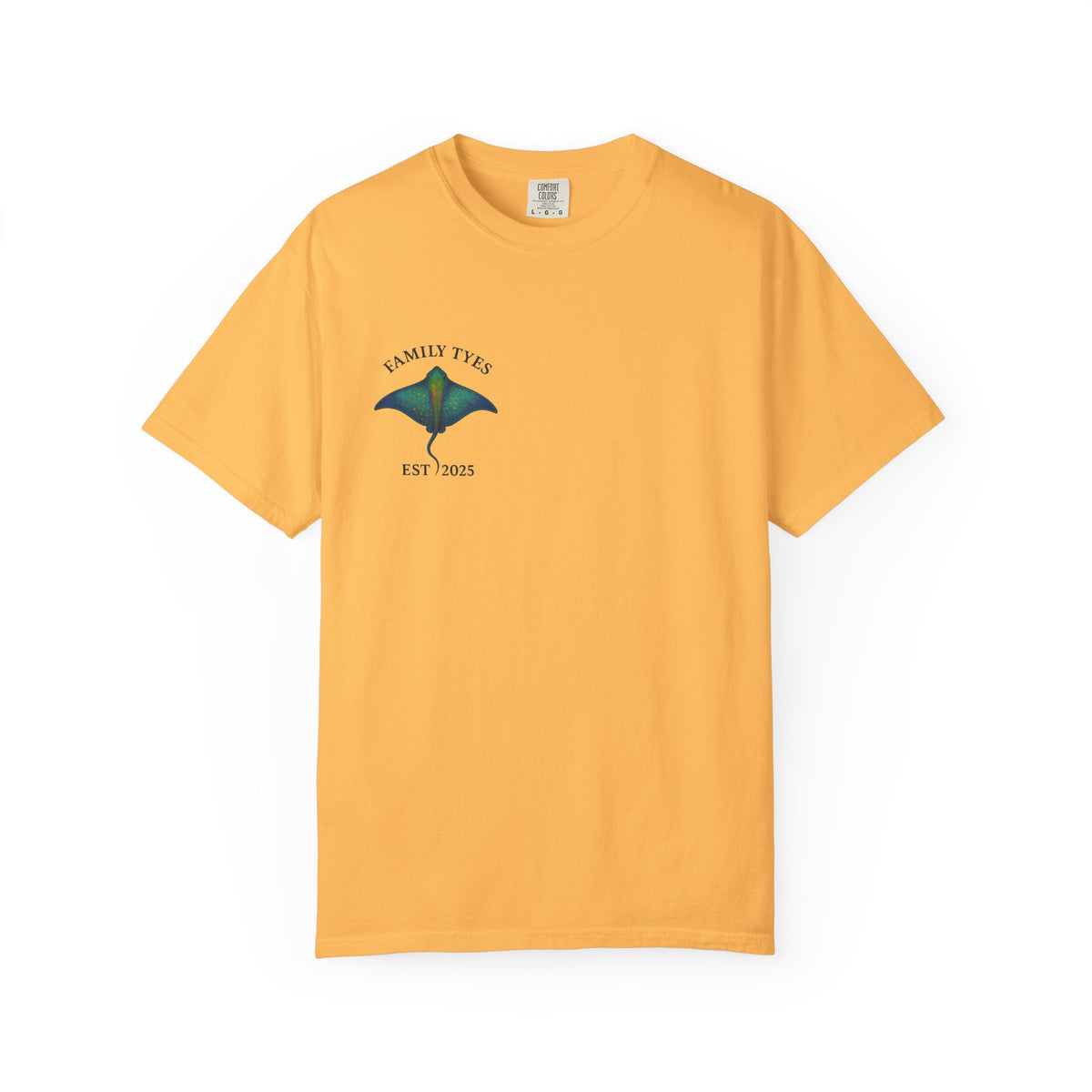 Copy of Unisex Garment-Dyed T-shirt | Family Tyes 2025 Dolphin Design