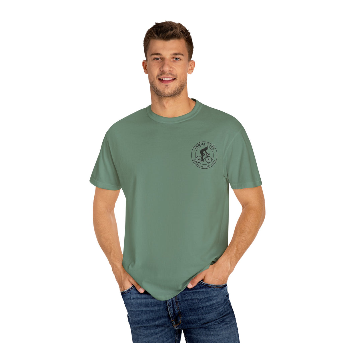 Adventure Cycling T-Shirt | Just Pedal Graphic Tee for Outdoor Enthusiasts
