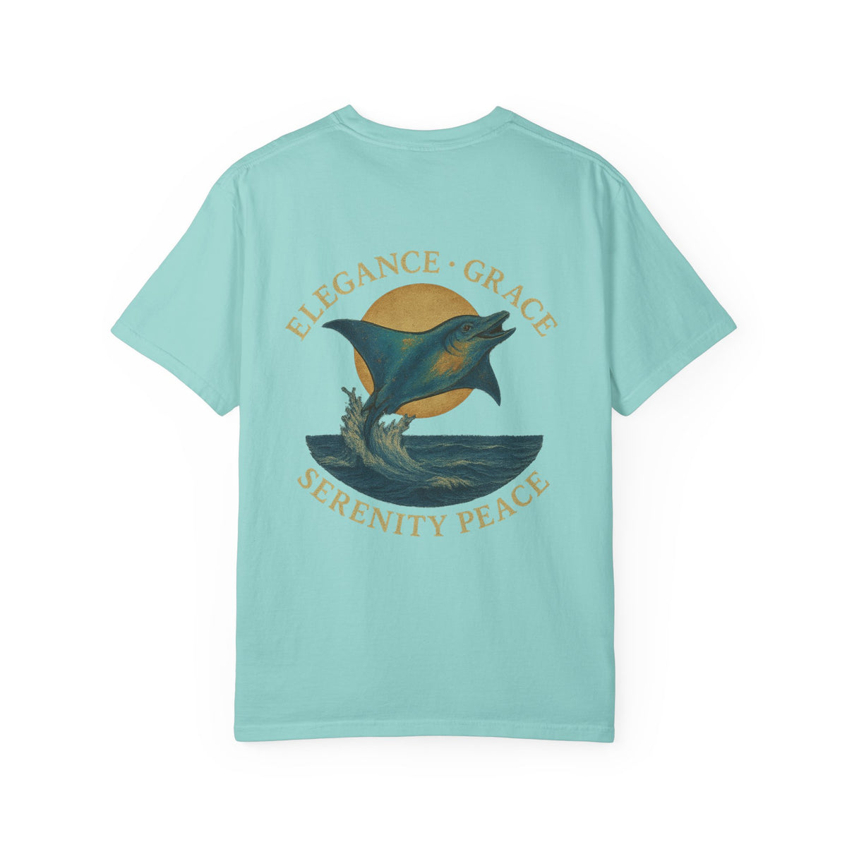Copy of Unisex Garment-Dyed T-shirt | Family Tyes 2025 Dolphin Design