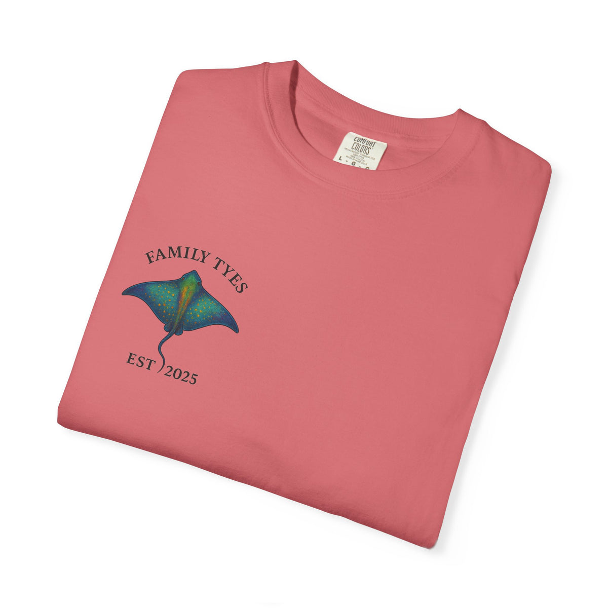 Copy of Unisex Garment-Dyed T-shirt | Family Tyes 2025 Dolphin Design