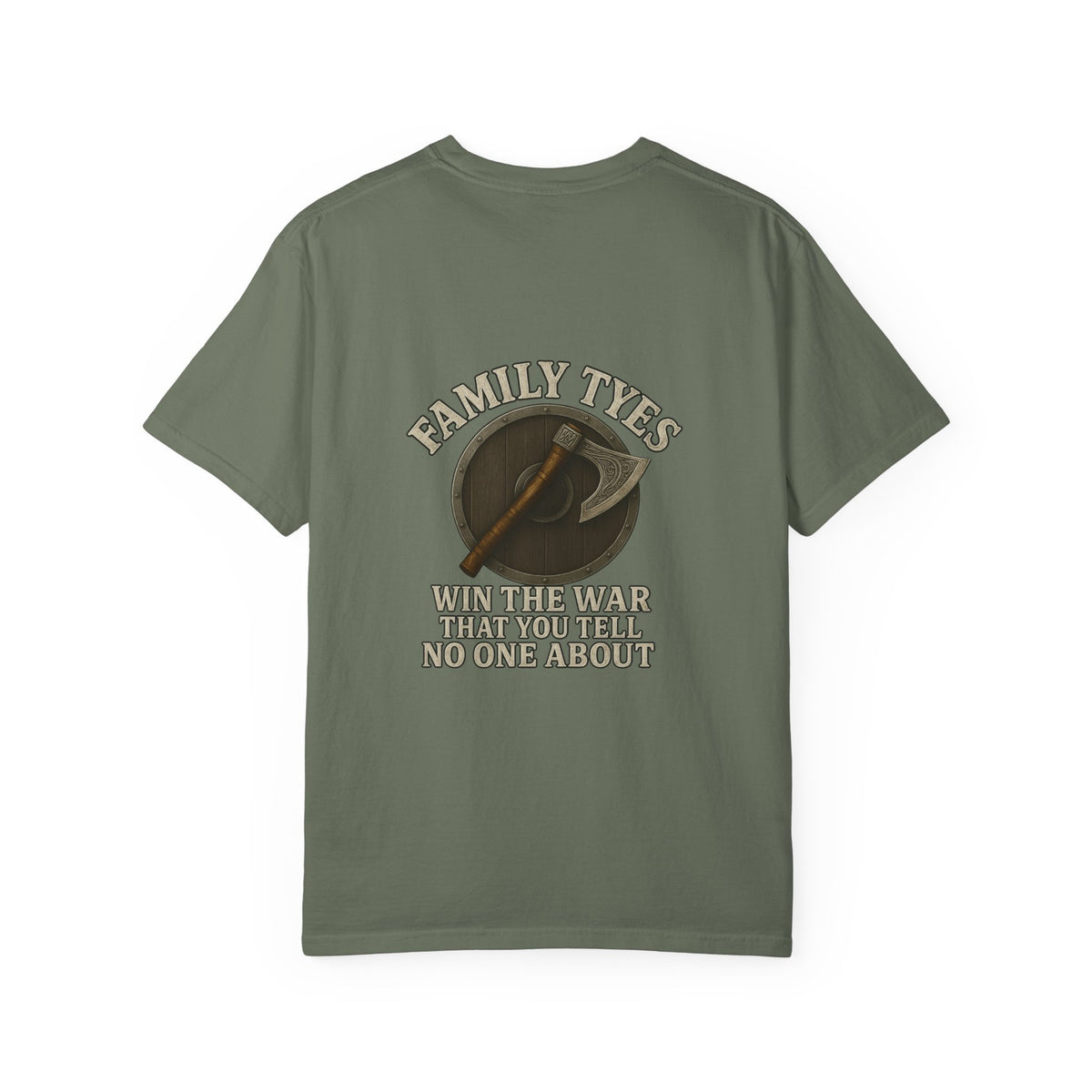 Family Ties Unisex Garment-Dyed T-shirt - Funny Gift, Family Reunion Tee, Casual Wear, Unique Design, Statement Shirt