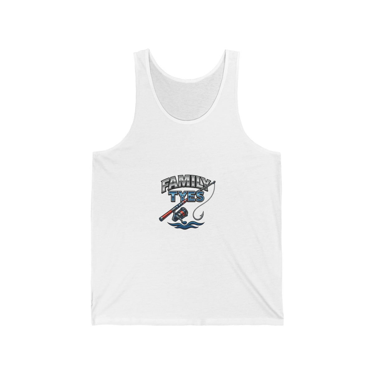 Fishing Enthusiast Unisex Jersey Tank: Perfect for Summer, Beach Days, and Outdoor Adventures, Great Gift for Anglers